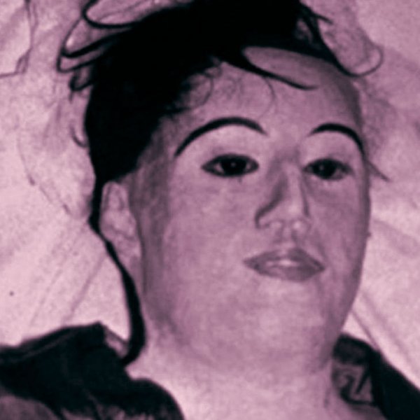 Maria Elena Milagro de Hoyos encased in wax and plaster